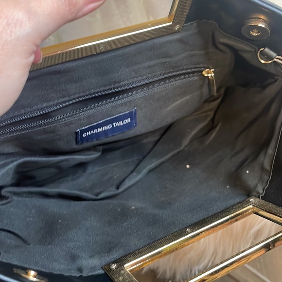 CHARMING TAILOR Fashion PU Leather Handbag Stylish Clutch Purse - Picture 8 of 9